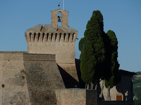 The castle at Zaccheroni's home town of Meldola
