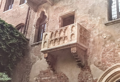 Juliet's balcony, Verona Italy