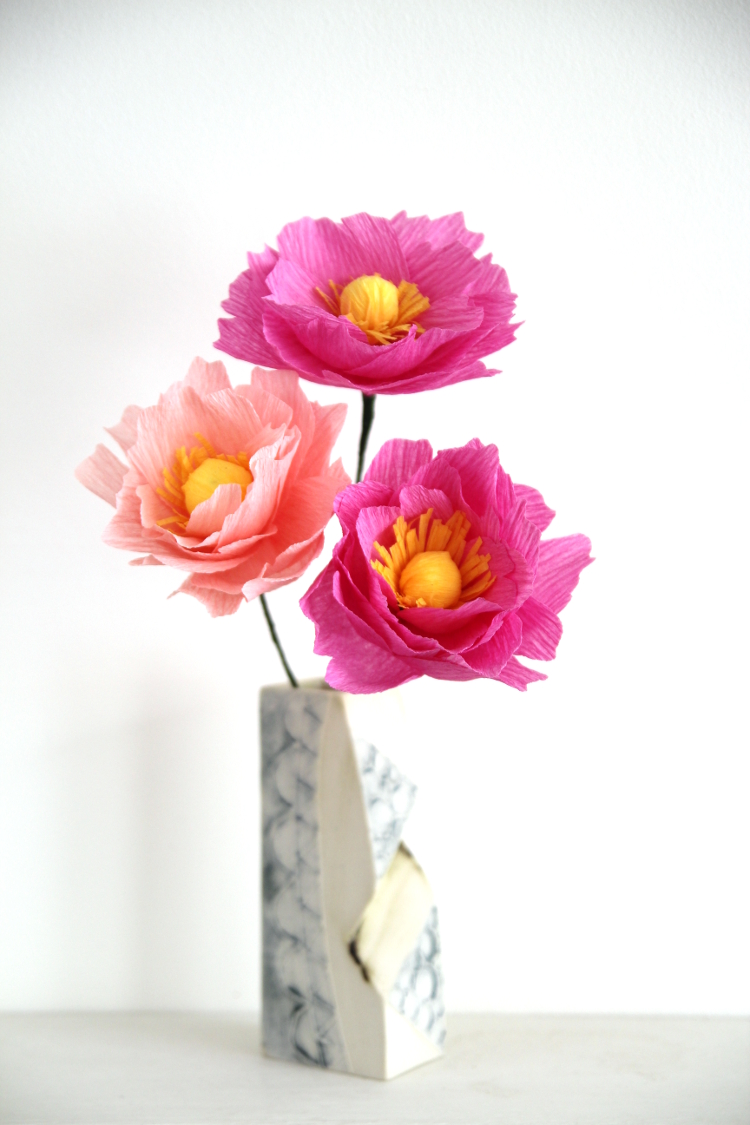 Diy crepe paper peonies gathering beauty