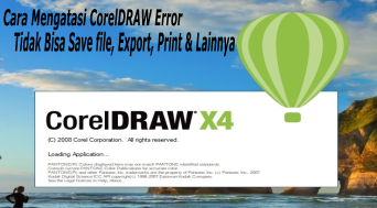 cara mengatasi coreldraw error tidak bisa save file coreldraw bermasalah