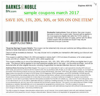 Barnes and Noble coupons march 2017 Barnes and Noble coupons march 2017