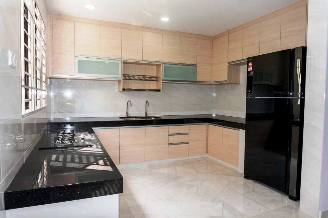 50 Kabinet Dapur Minimalis Dari Kayu Aluminium Modern Sederhana Contoh Gambar Kabinet Dapur Modern