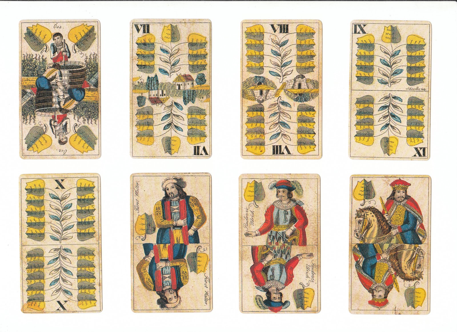 Playing cards and their history 16 EUROPEAN STANDARD PLAYING CARDS