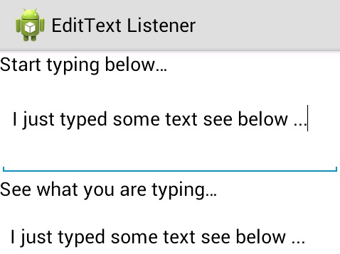 android edittext text change listener example