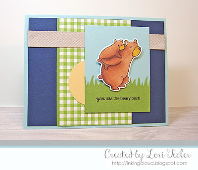 The Beary Best card-designed by Lori Tecler/Inking Aloud-stamps and dies from Mama Elephant