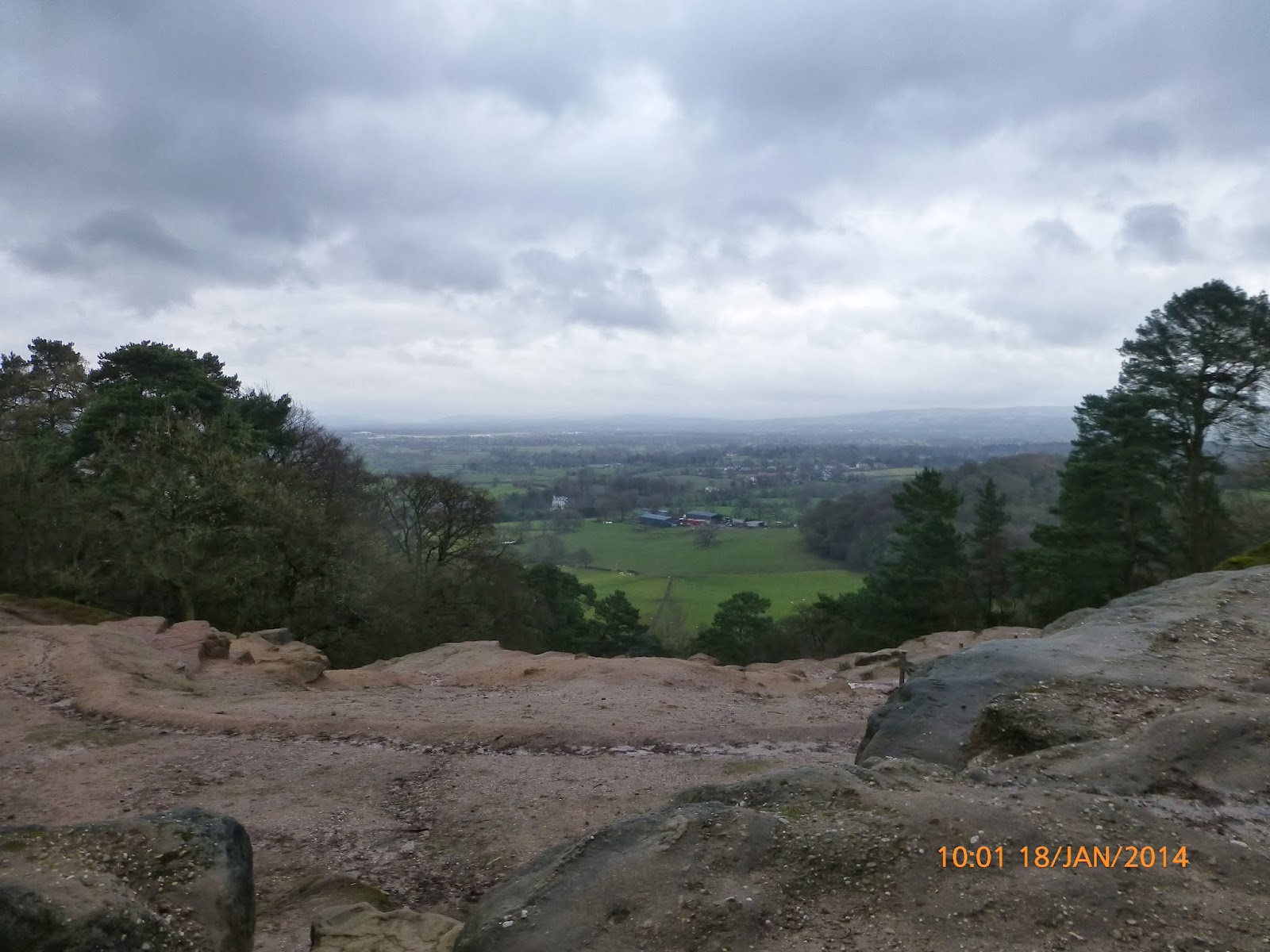 Harris Hikers Alderley Edge, Hough and Nether Alderley 18th January 2014