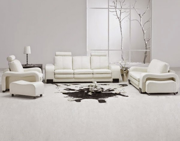 Living room in white &#8211; 30 bright ideas!