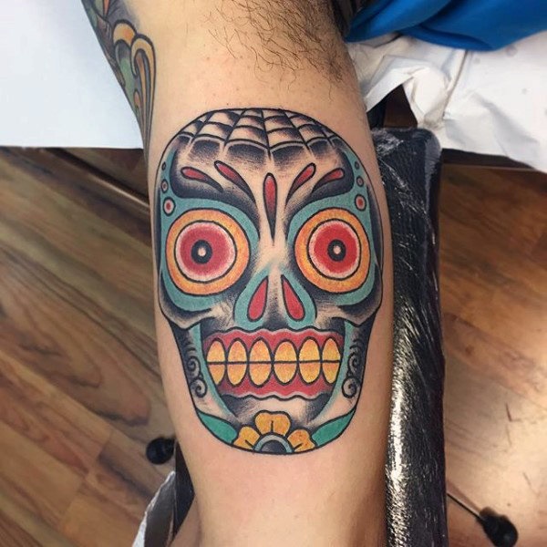 Tatuagens de caveira mexicana Tatuagens de caveira mexicana