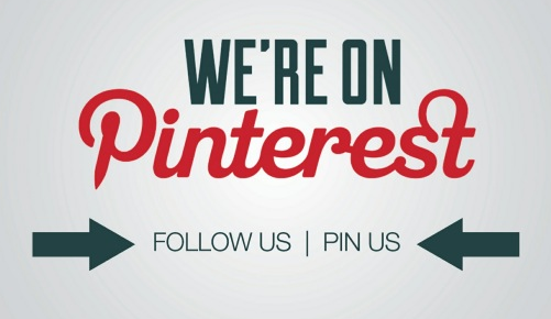 We are on Pinterest