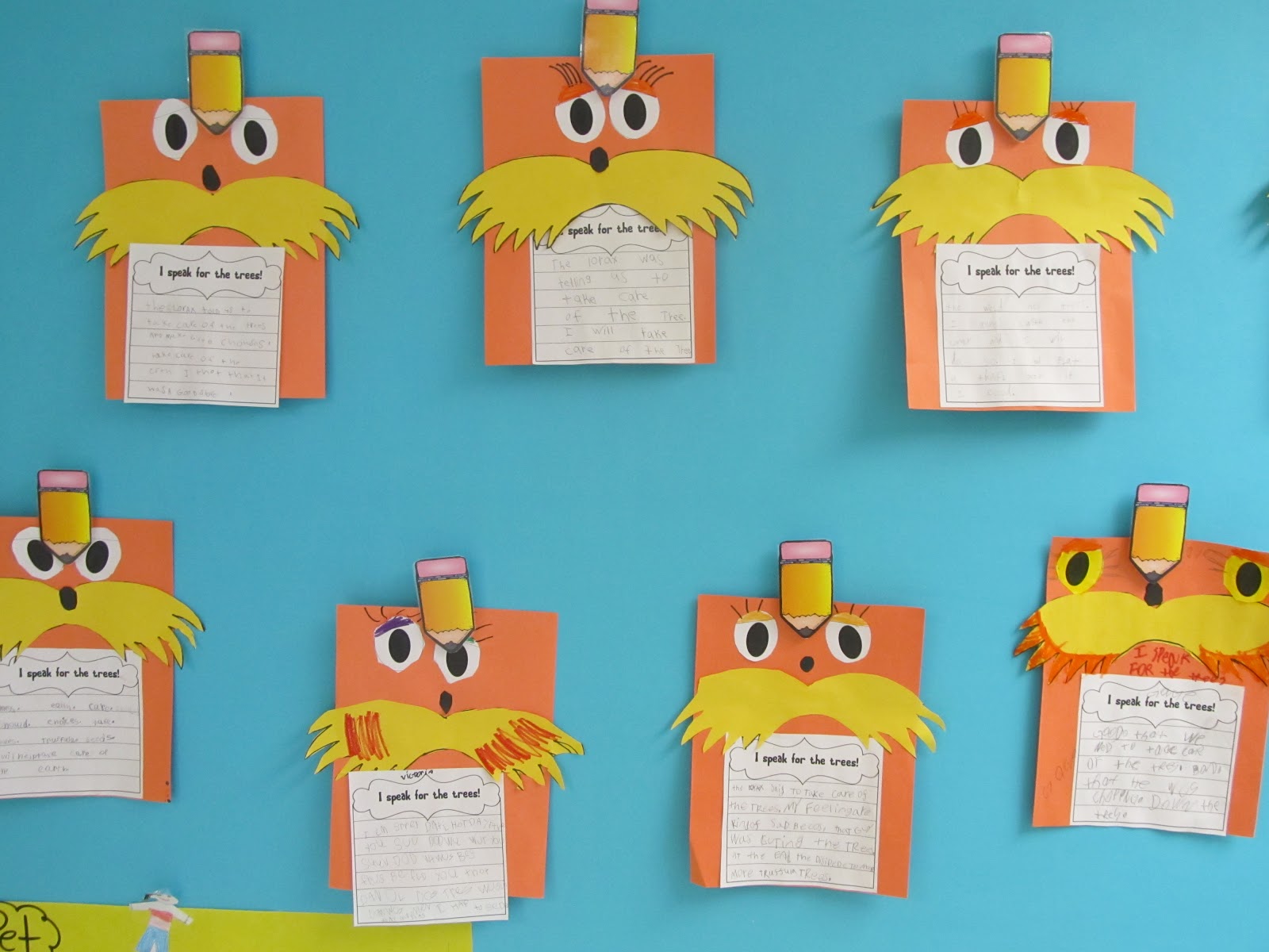 First Grade Crusade: The Lorax craftivity