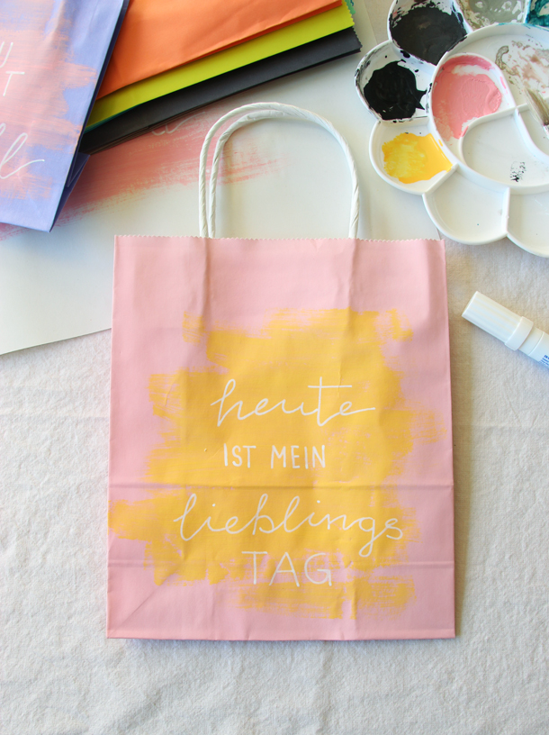 binedoro Blog, Papiertüten gestalten, DIY, Handlettering, Sprüche binedoro Blog, Papiertüten gestalten, DIY, Handlettering, Sprüche