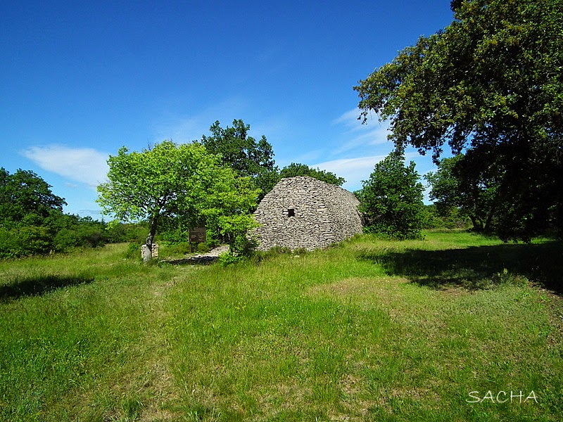 Un jour....Une photo ! La grande bergerie borie de Saumane de Vaucluse