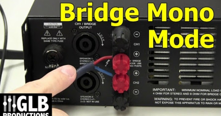 Fungsi Brigde Pada Power Amplifier Lapangan Dan Mobil Haza Musik
