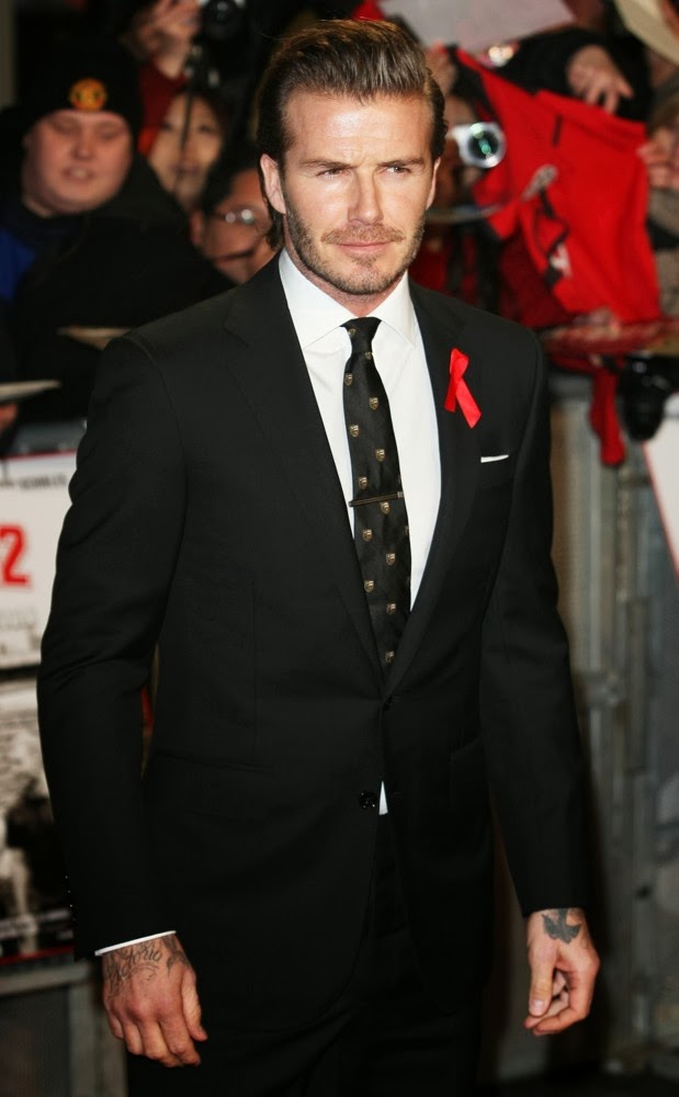 Wear It Like Beckham: David Beckham at London Premiere of Class of '92