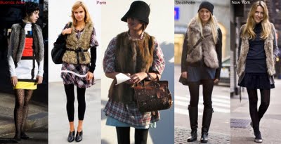 BunchOfRosesQ8: what to wear with fur vest?? 2