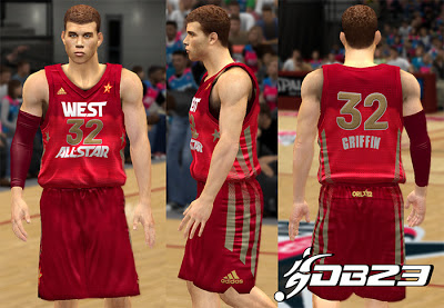 NBA 2K13 West All-Stars 2012 Jersey Update Mods