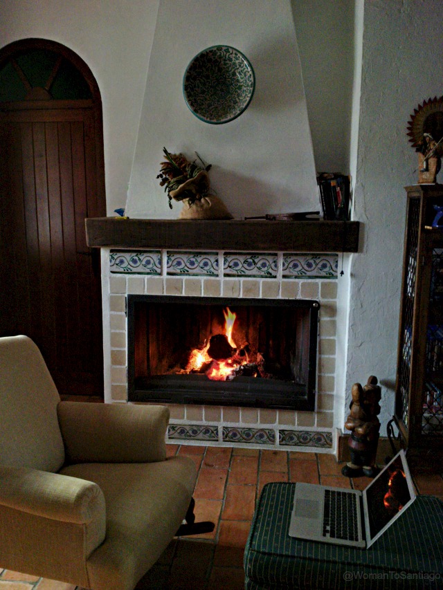 foto de la chimenea