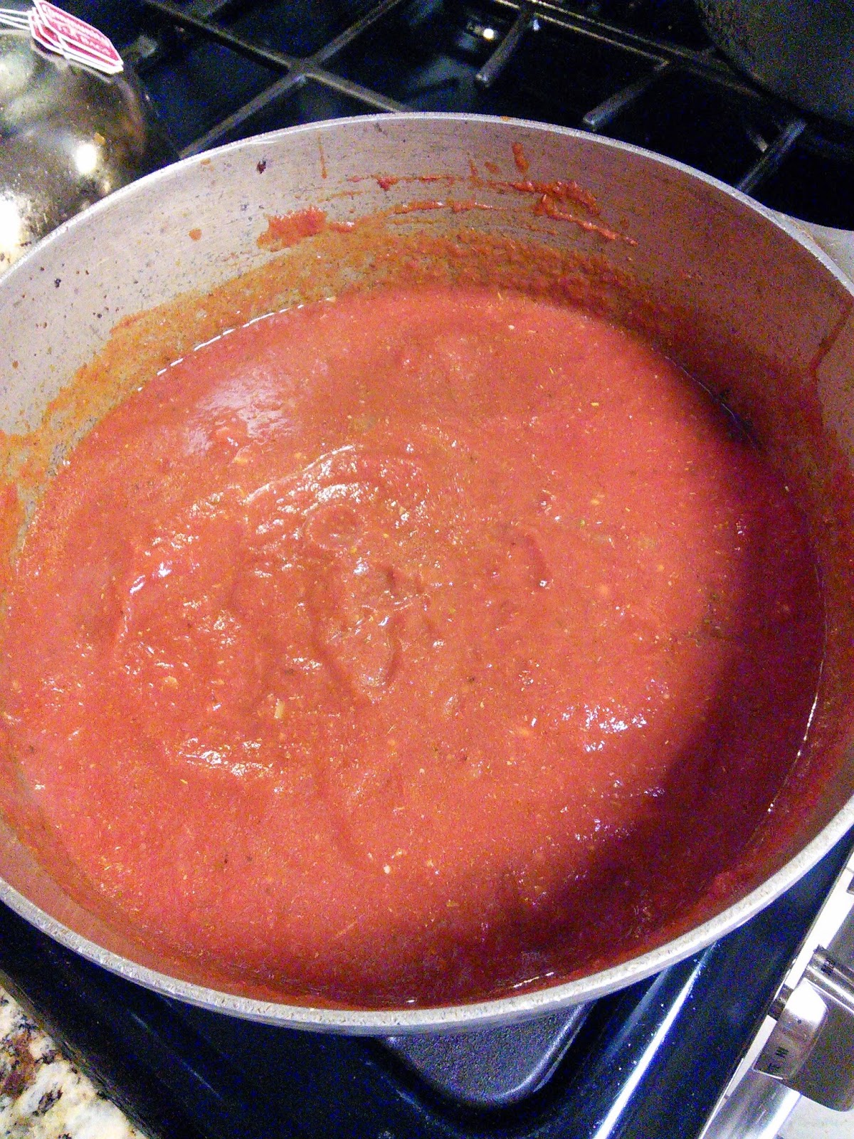 Hot Southern Mess Italian Sausage Gravy with Rigatoni