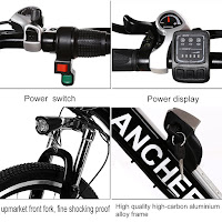 Components on Ancheer Power Plus Electric Mountain Bike