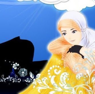 Download Software Gambar Kartun Wanita Berjilbab Lucu Imut Berhijab