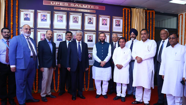 Wall of Army Heroes Unveiled at UPES Wall of Army Heroes Unveiled at UPES