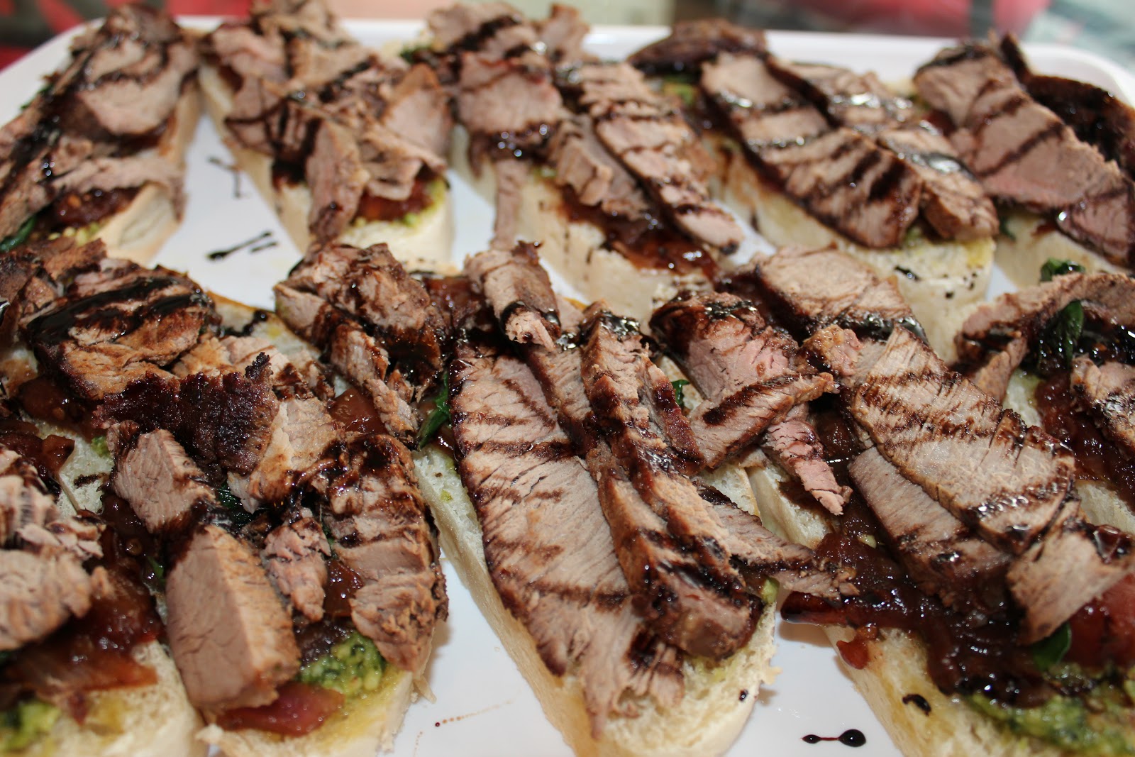 Life On The Go With NOLA Girl! Beef Tenderloin Bruschetta