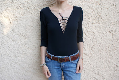 laceup bodysuit diy soufeel charmbracelet