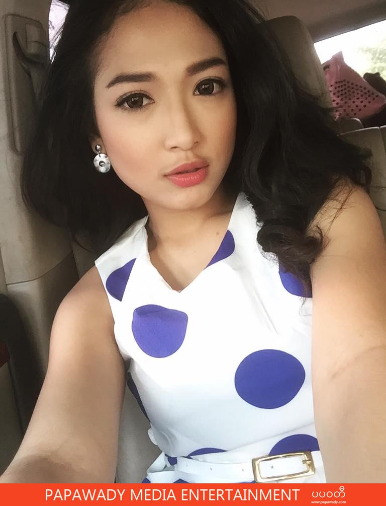 San Yati Moe Myint Collection Photos of Selfies and Behind The Scenes From Shooting for May