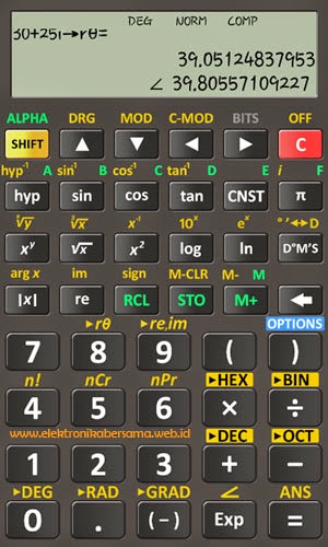 Aplikasi Android Kalkulator Untuk Bilangan Kompleks Elektronika Bersama