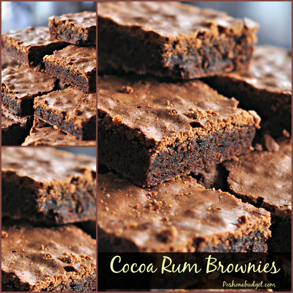 Delicious Killer Cocoa Rum Brownies Delicious Killer Cocoa Rum Brownies