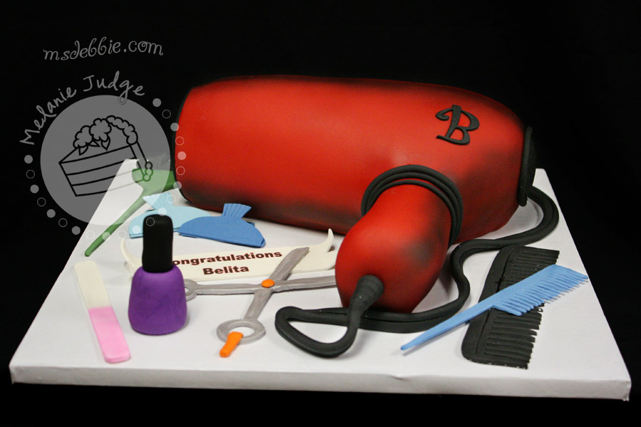 Cake Walk Cake for a Hair Stylist