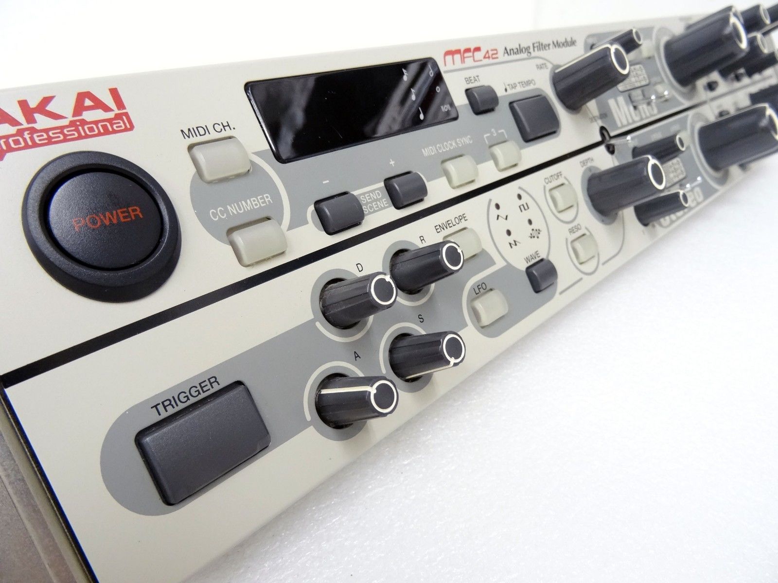 MATRIXSYNTH Akai MFC42 Analog Filter Module w/ Rack Ears & AC SN B0115