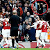 Tottenham Fan Arrested For Throwing Banana At Arsenal Forward, Pierre (Photos)
