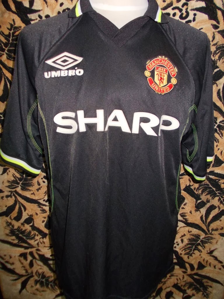 MANCHESTER UNITED THIRD JERSEY 98-99 SIZE XL-PRICE RM 150