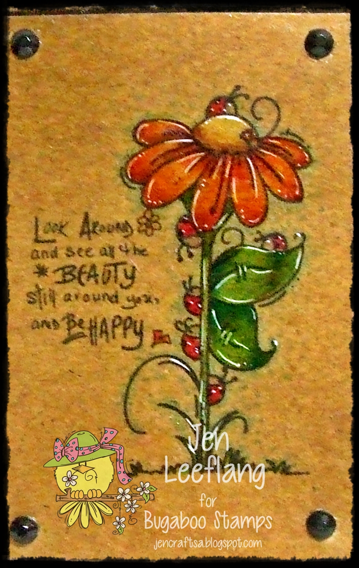 Ladybug Daisy Digi Stamp Images, clip art, coloring pages and illustrations from Bugaboo Stamps