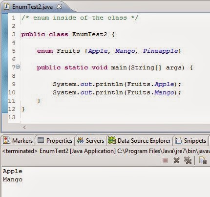 Enums - Java Stack Flow