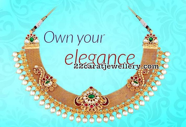 Broad Antique Choker by Vasundhara Diamond Roof Broad Antique Choker by Vasundhara Diamond Roof