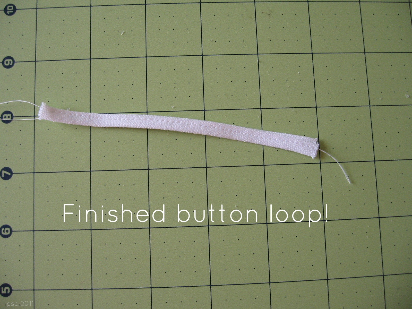 Pickup Some Creativity SewAlong Day 3, Button Loops (Steps 2527)