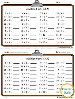 Addition and Subtraction Fact Fluency - within 20