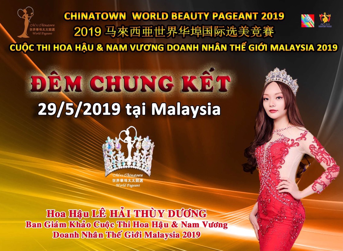 IMG 20190508 092936 Hoa hậu   Nam vương Doanh nhân Thế giới Malaysia 2019 công bố Ban giám khảo quyền lực