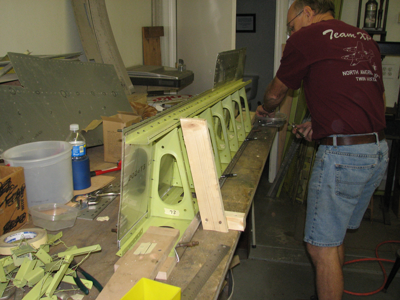 XP82 Twin Mustang Project Ailerons & Rudders