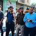 शाहजहांपुर - डीएम, एसपी ने पैदल मार्च कर सुरक्षा व्यवस्था का लिया जायजा