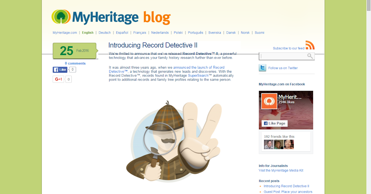 record myheritage