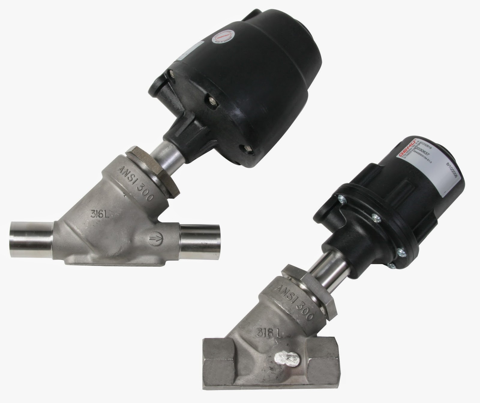 Gemu angle seat valve