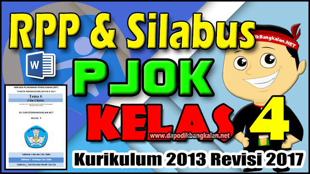 RPP dan Silabus PJOK Kelas 4 Kurikulum 2013 Semester 2