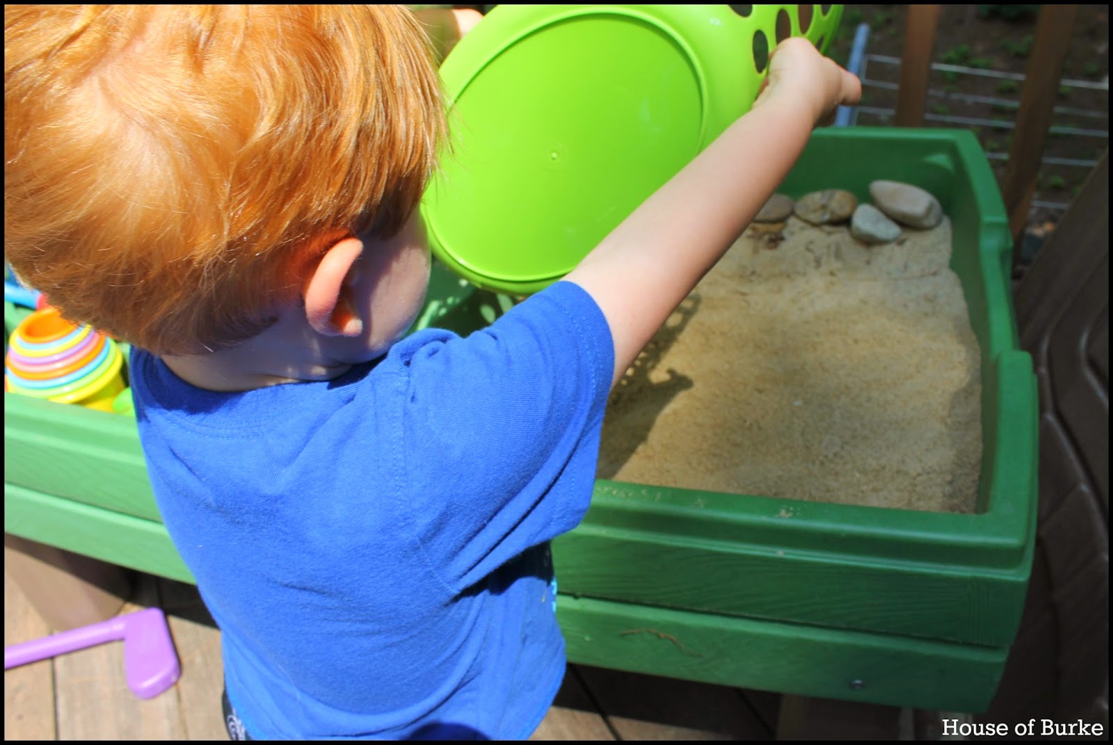 House of Burke Sand Sensory Bin Challenge