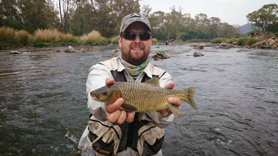 Hunter Hennie Smallmouth Yellowfish on the Vaal River
