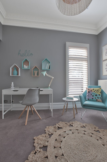 Blog Achados de Decoração: decoração leve e turquesa no quarto das irmãs adolescentes Blog Achados de Decoração: decoração leve e turquesa no quarto das irmãs adolescentes