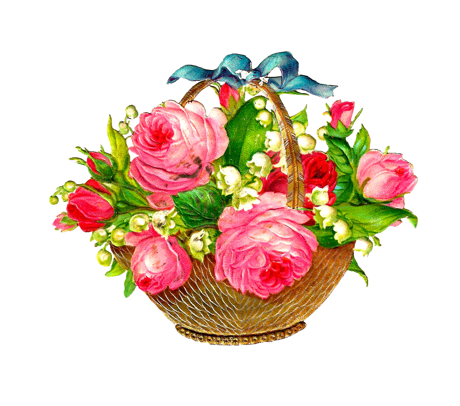 flower basket clipart - photo #7