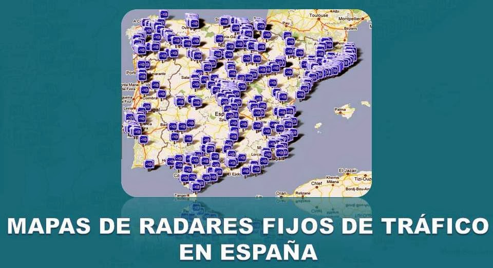 Mapa de Radares Fijos de España
